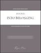 Into Belonging SATB choral sheet music cover